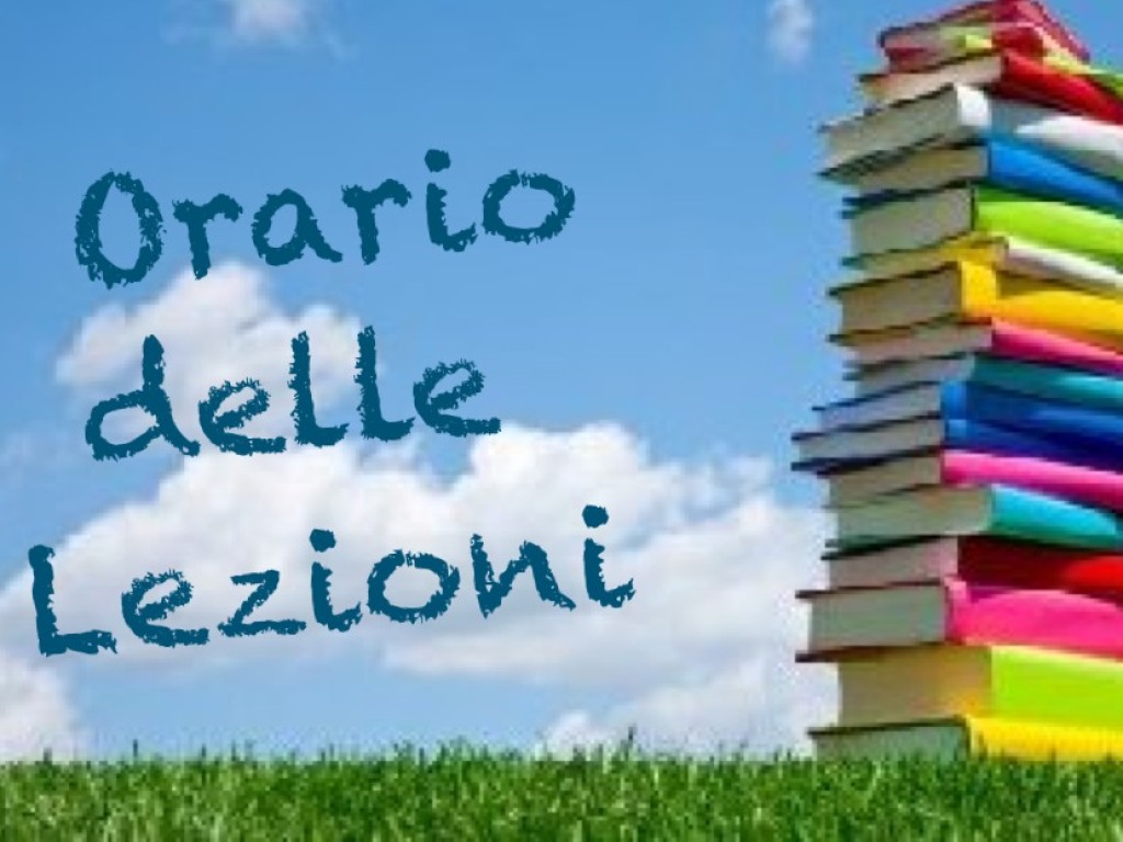 Orario delle lezioni dal 1° ottobre 2020