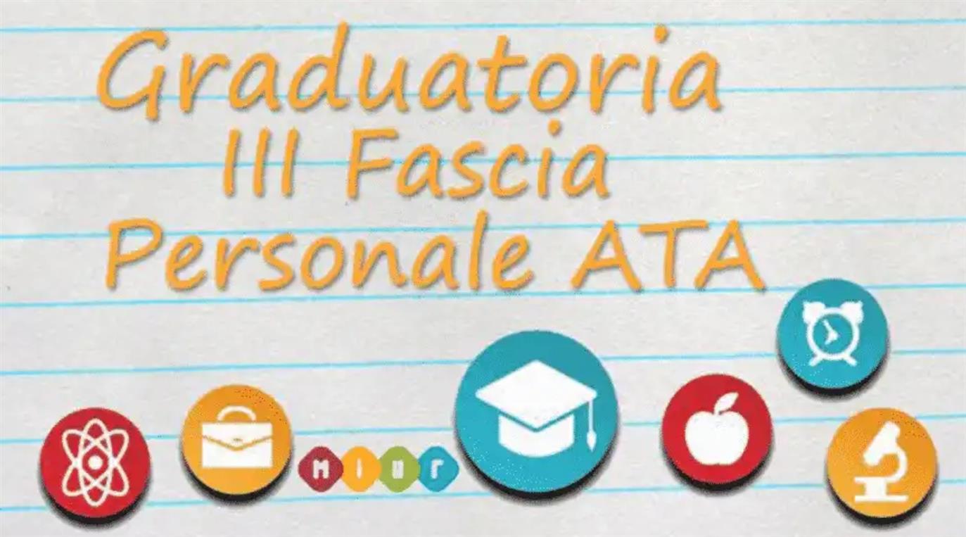 PUBBLICAZIONE GRADUATORIE DEFINITIVE III FASCIA ATA 2020/2021